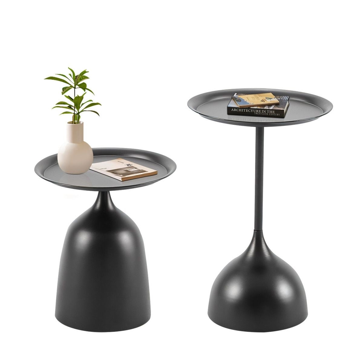 MESAS AUXILIARES - METAL - NEGRO CARBON